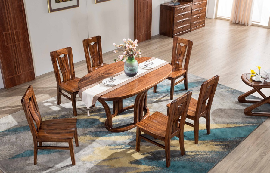 oval wood table